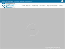 Tablet Screenshot of monmouthcardiology.com
